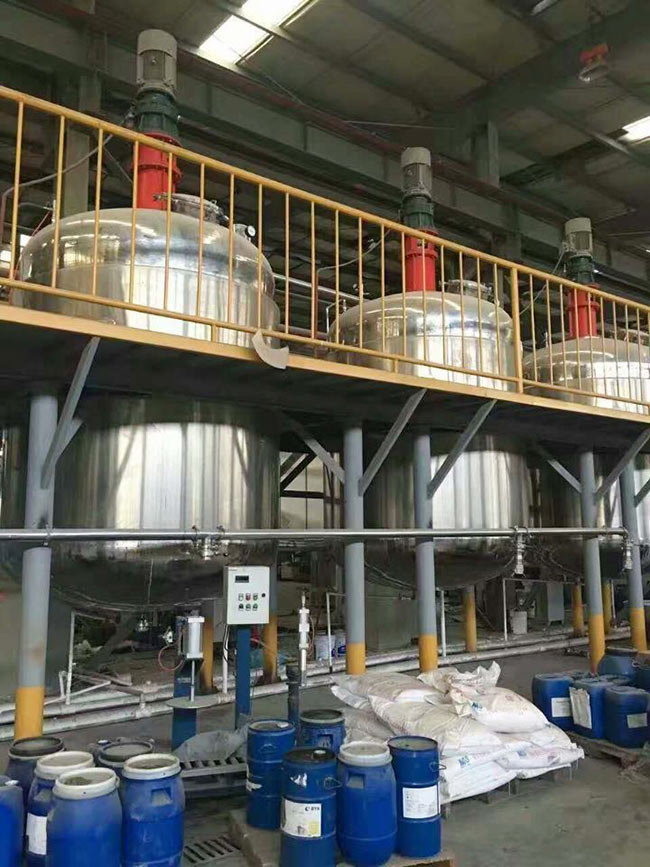 Manufacturing equipment of chemicals in Vietnam factory